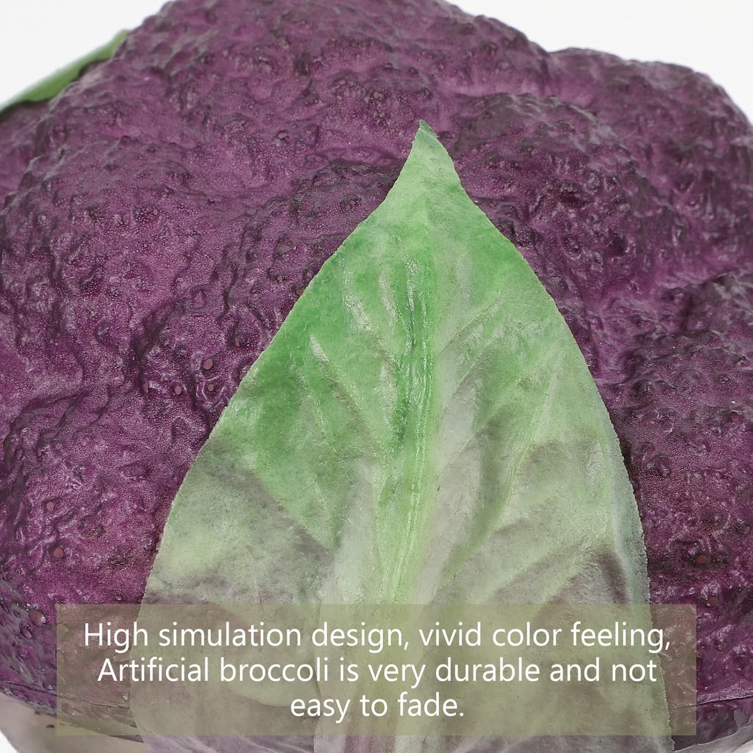 HOMSFOU Artificial Broccoli Decoration for Home Kitchen Photography Props