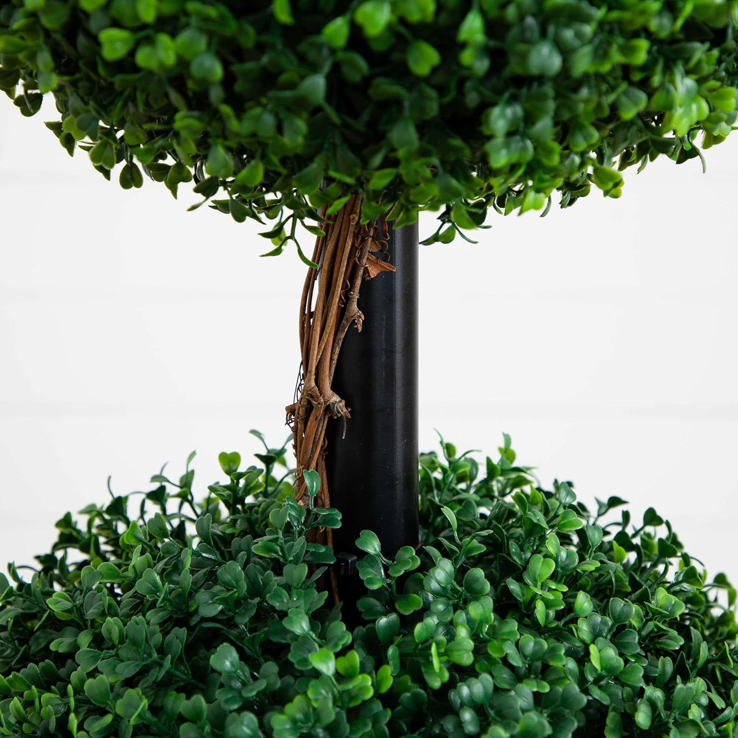 Nearly Natural 5ft Artificial Triple Ball Boxwood Topiary Tree 1