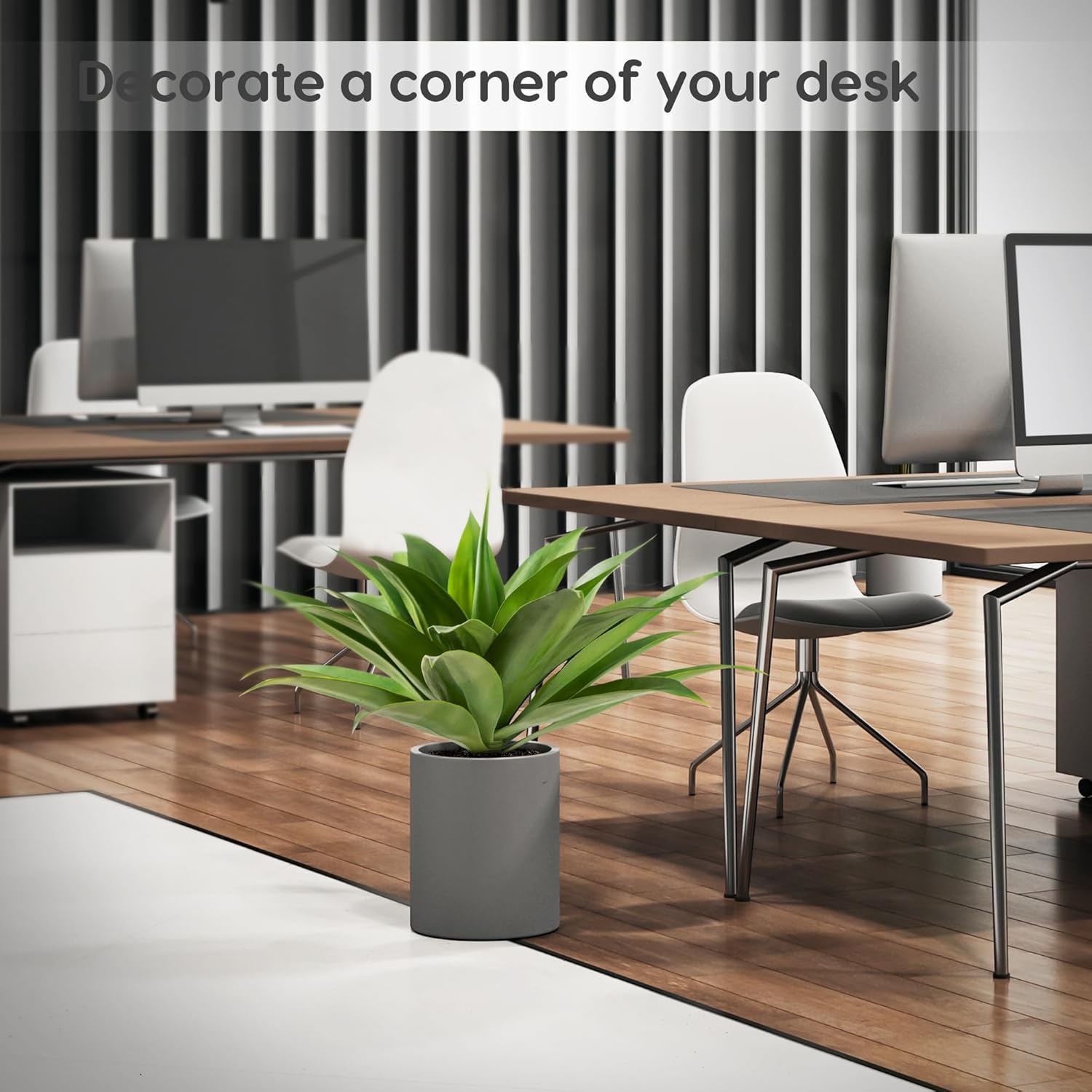 Velener Artificial Agave Plant 28 Inch UV Resistant Decor