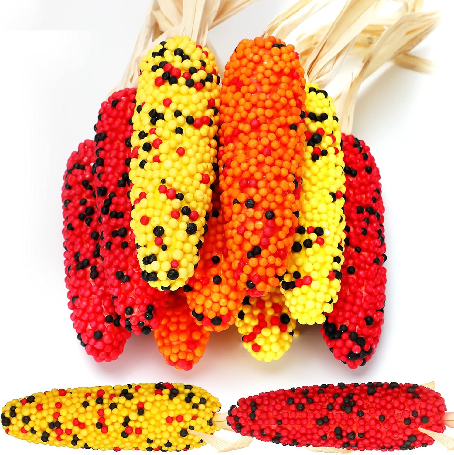9 Piece Thanksgiving Fake Corn Decor Set 3 Styles