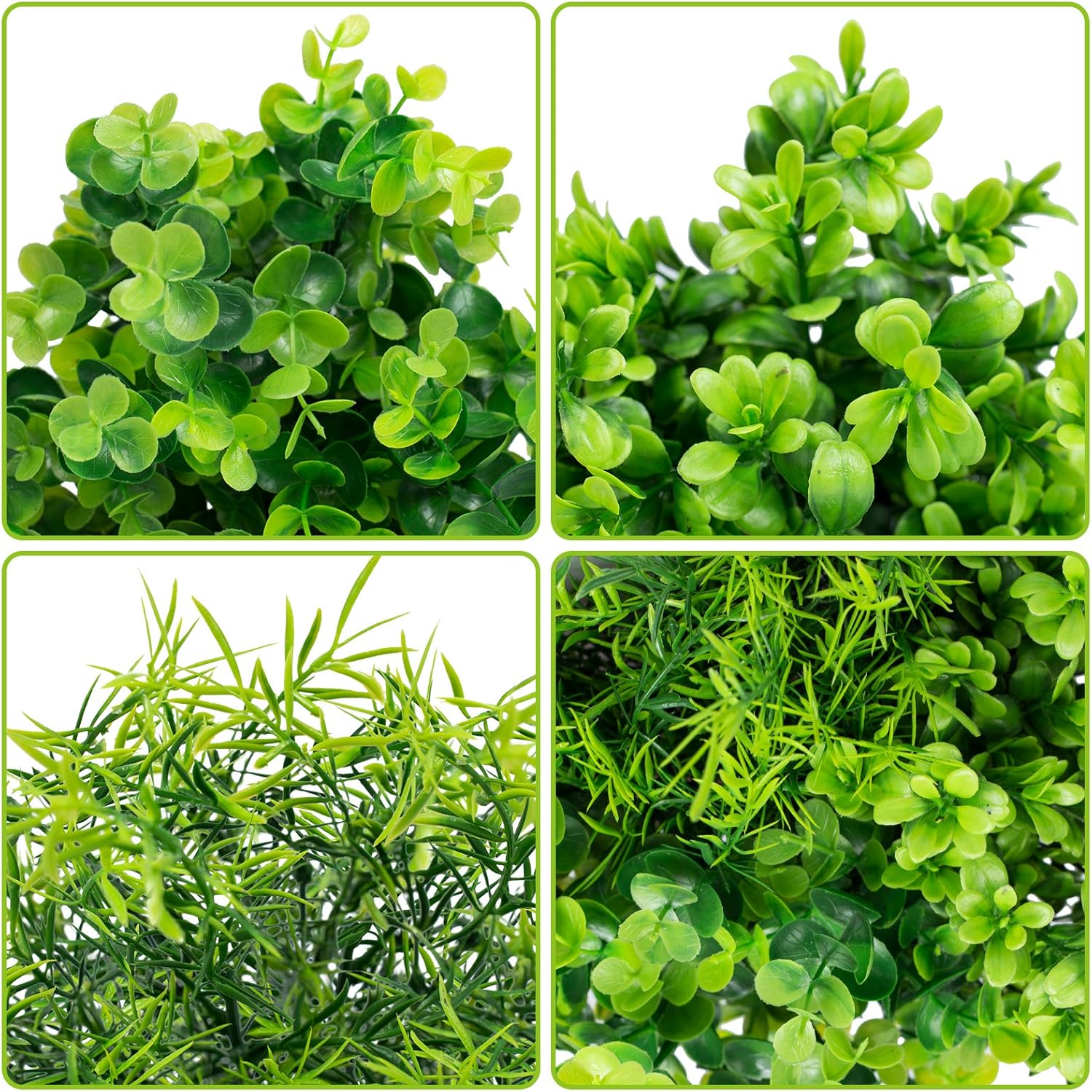 Ouddy Decor 6 Bundle Artificial Greenery Set