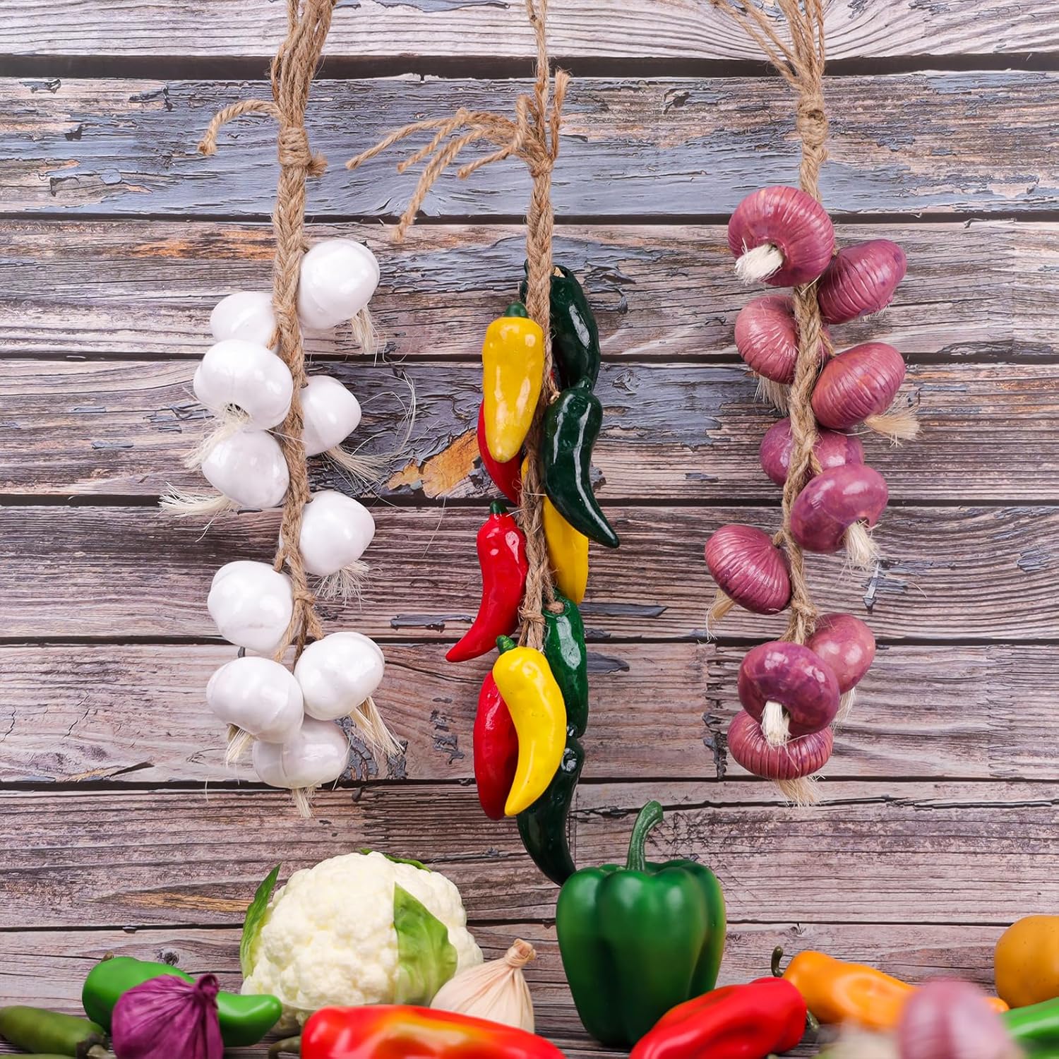 Gresorth Artificial Garlic Hanging Decor String