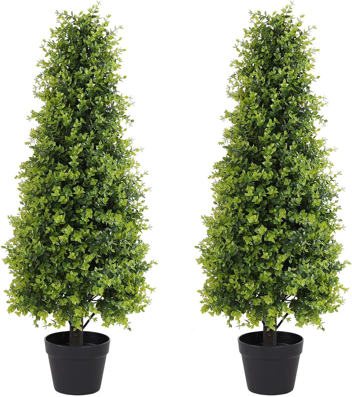 Binnny Flower 3ft Artificial Boxwood Topiary Set of 2
