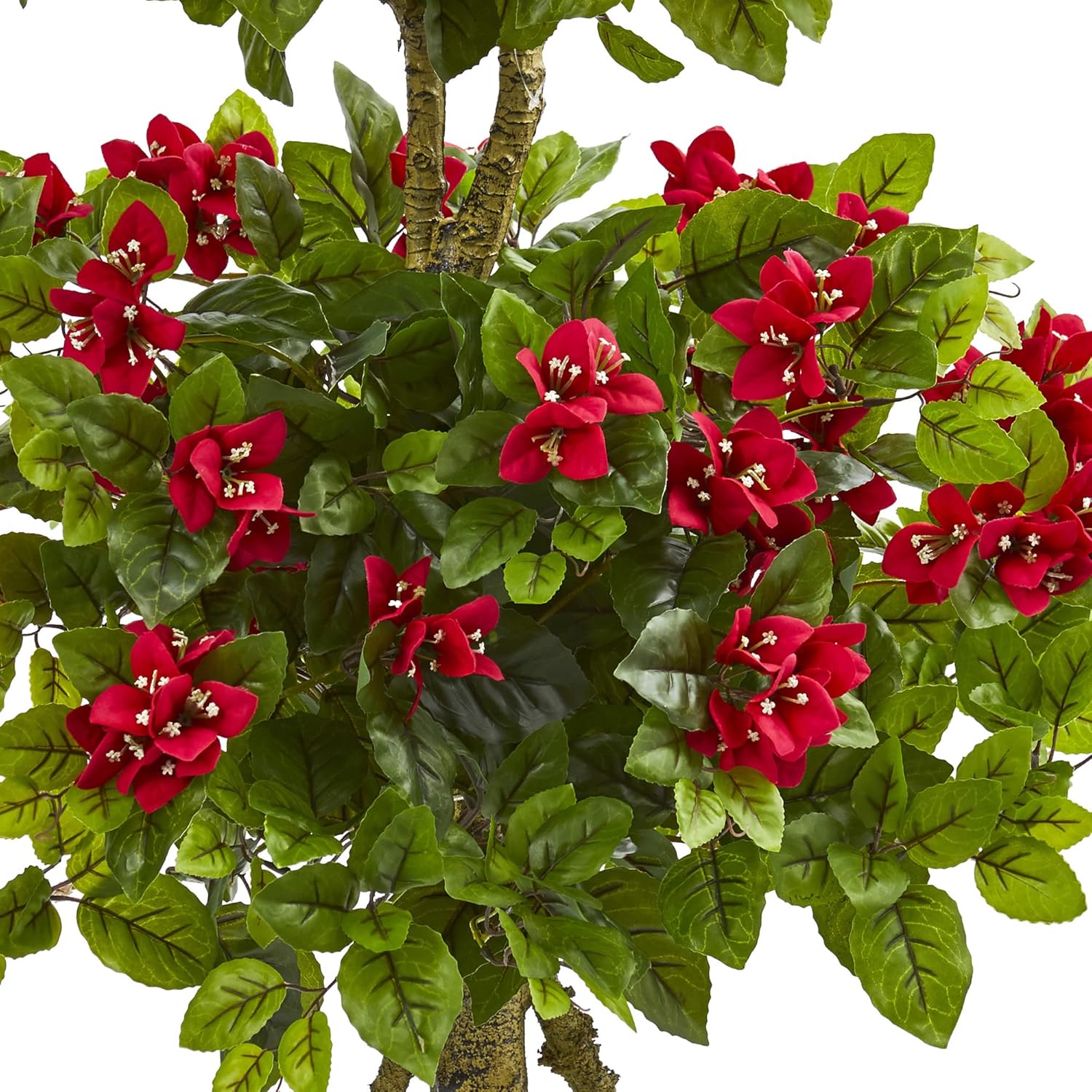 Nearly Natural 4ft Double Bougainvillea Artificial Topiary Tree