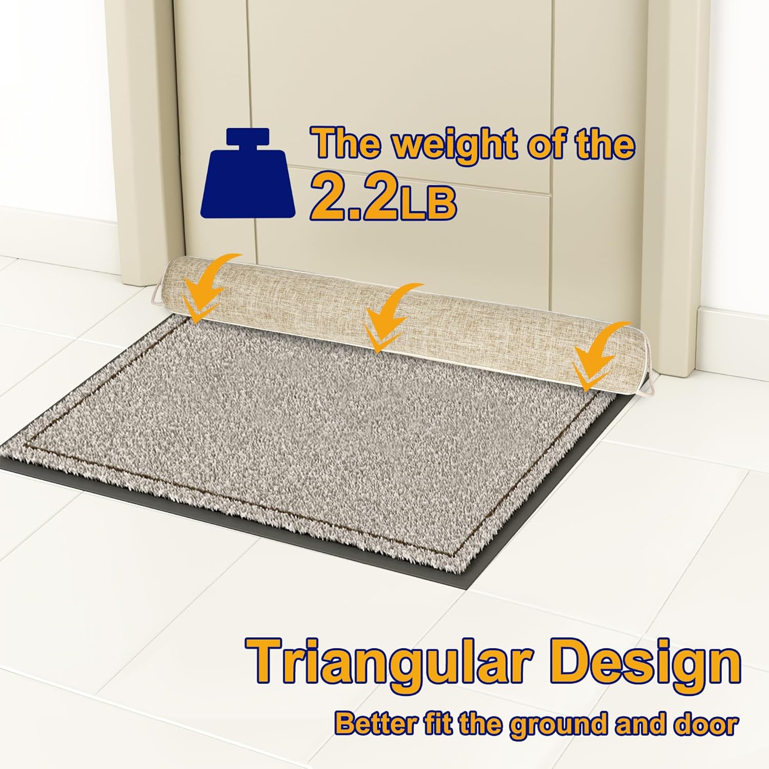 NABOWAN 30 Inch Weighted Under Door Draft Stopper