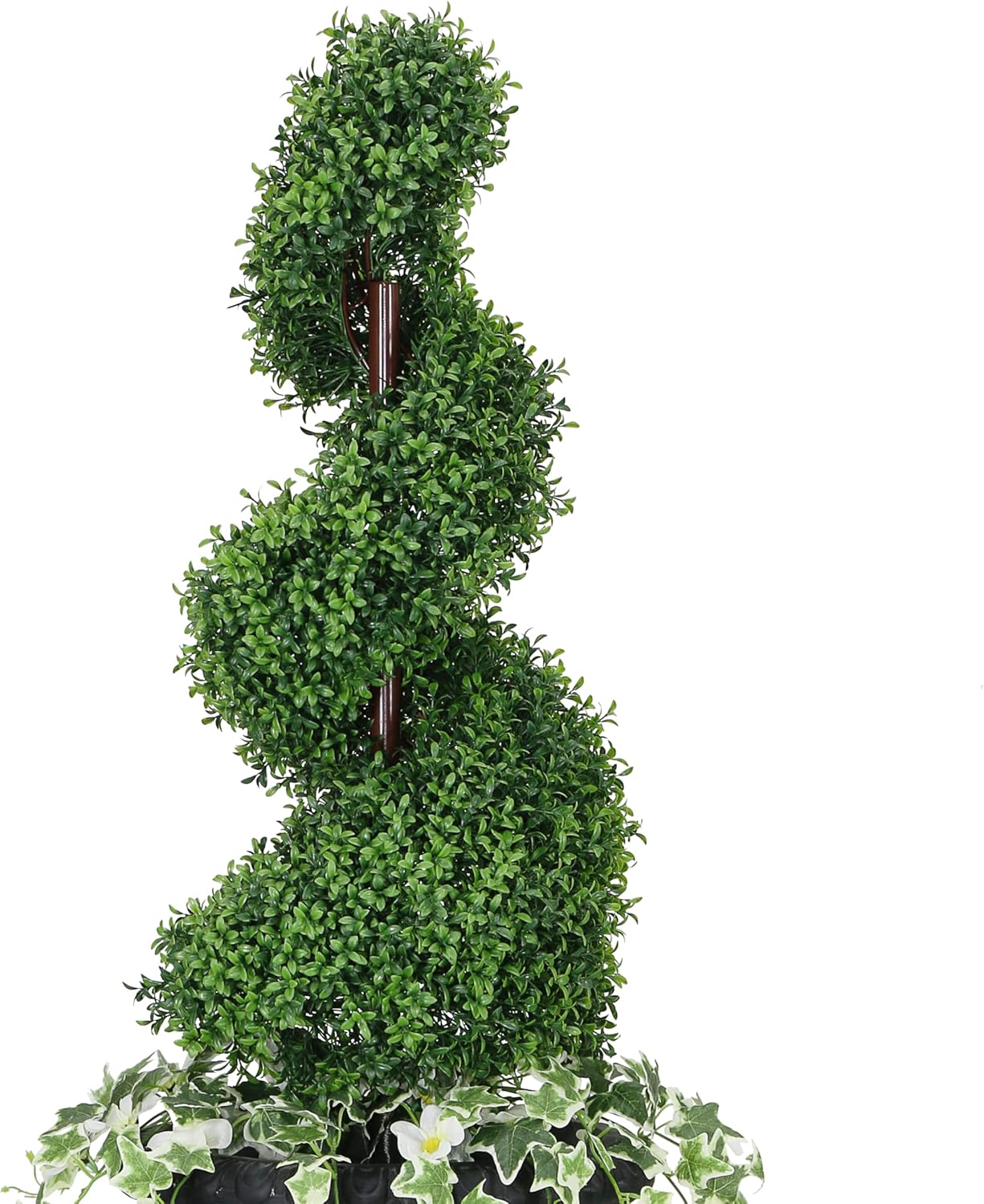 Puleo International 52 Inch Boxwood Topiary Artificial Tree