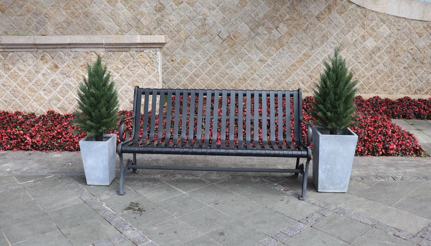 3ft Artificial Cypress Topiary Plant with UV Protection