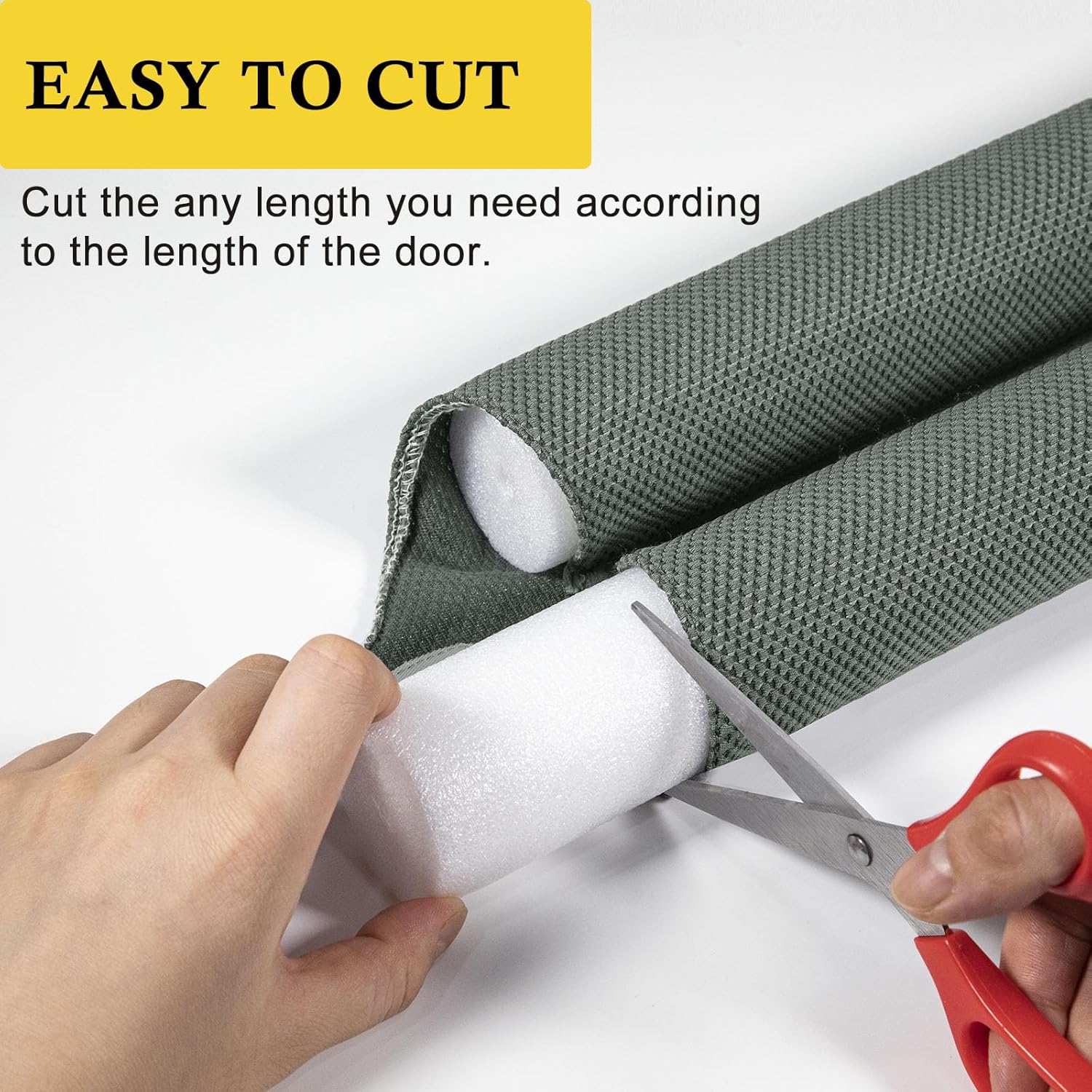 Fowong 32 Inch Adjustable Draft Stopper Grey