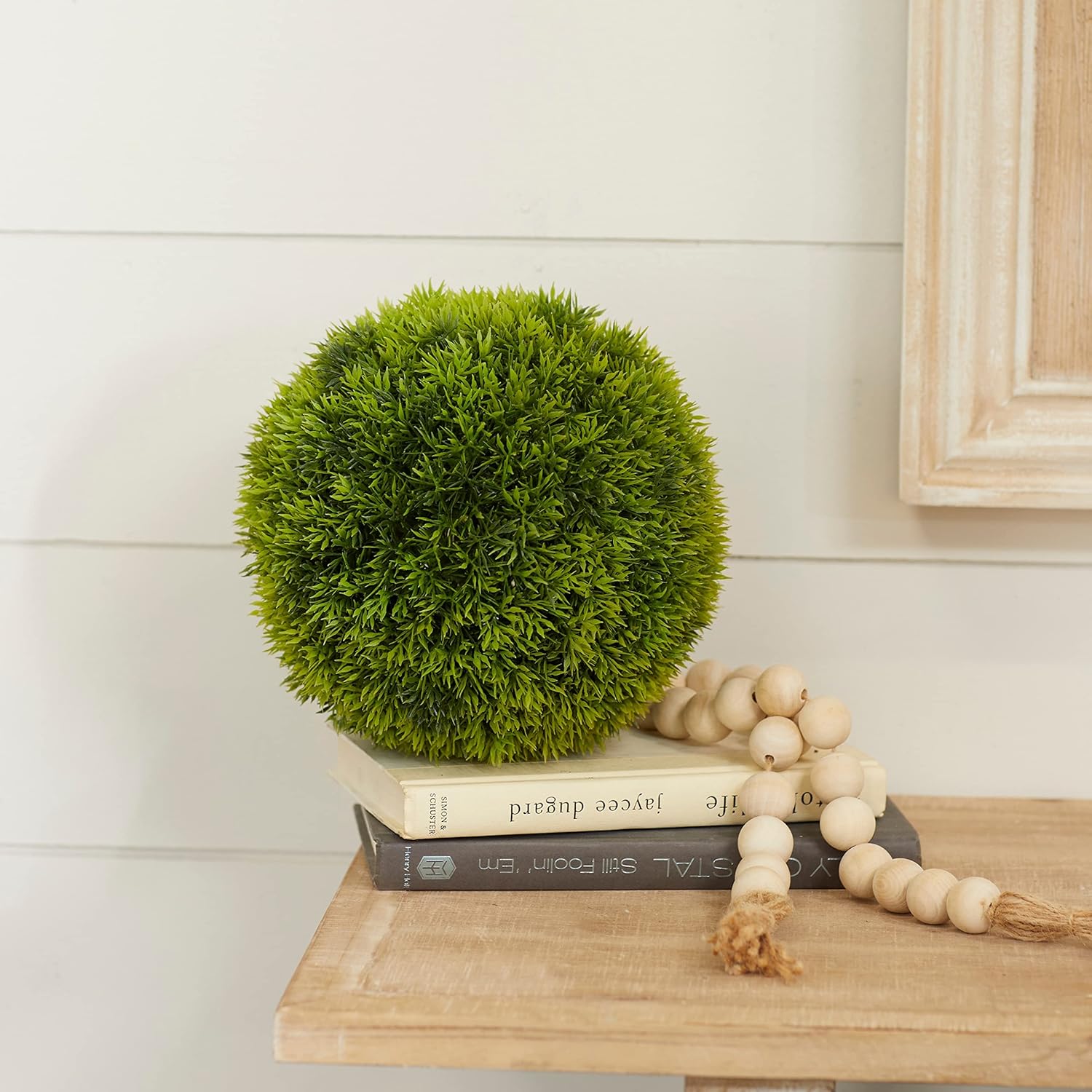 CosmoLiving Faux Foliage Boxwood Topiary Artificial Plant
