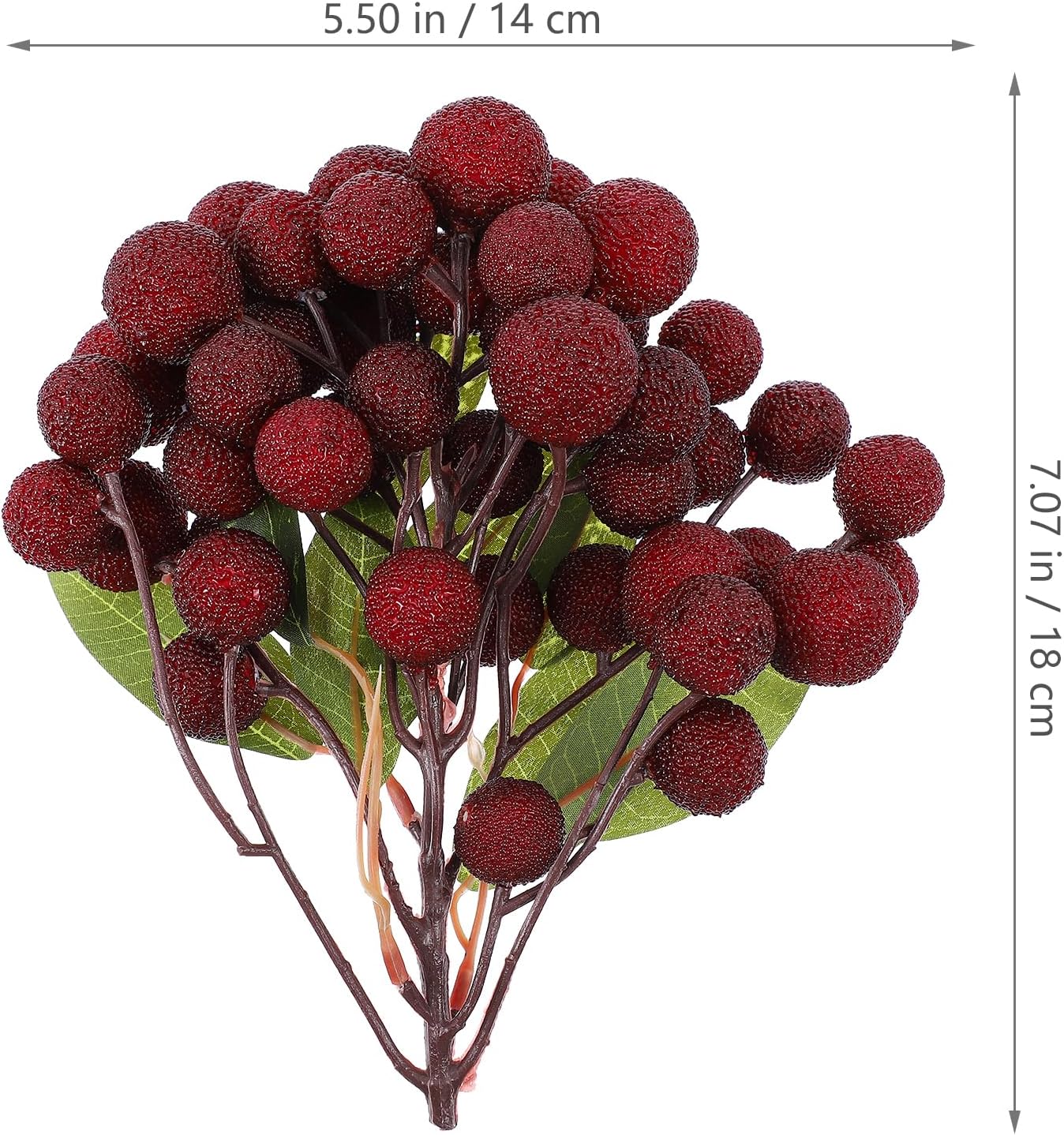 Realistic Simulated Bayberry Faux Fruit Decor