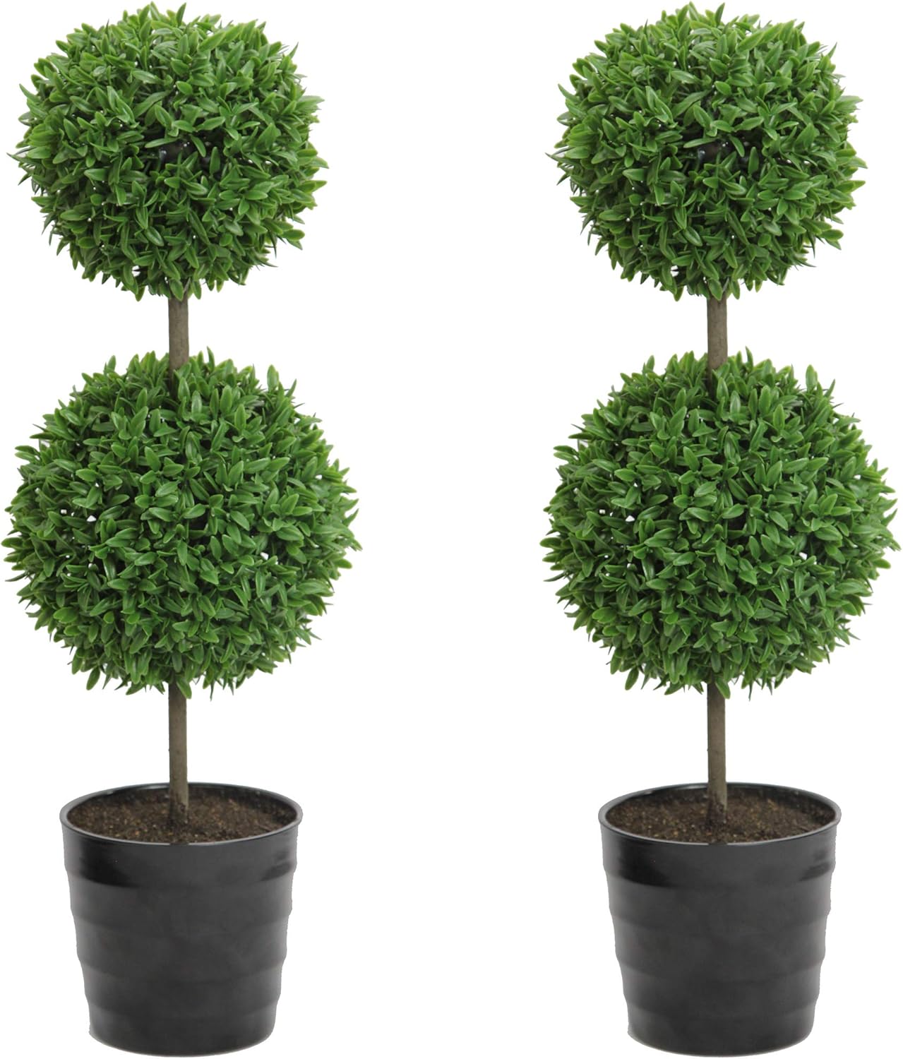Admired By Nature Artificial Topiary Plants 2 Pack