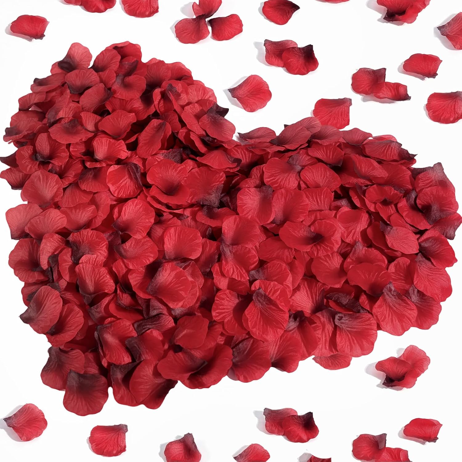 DomeStar 2000pcs Red Rose Petals Artificial Flowers