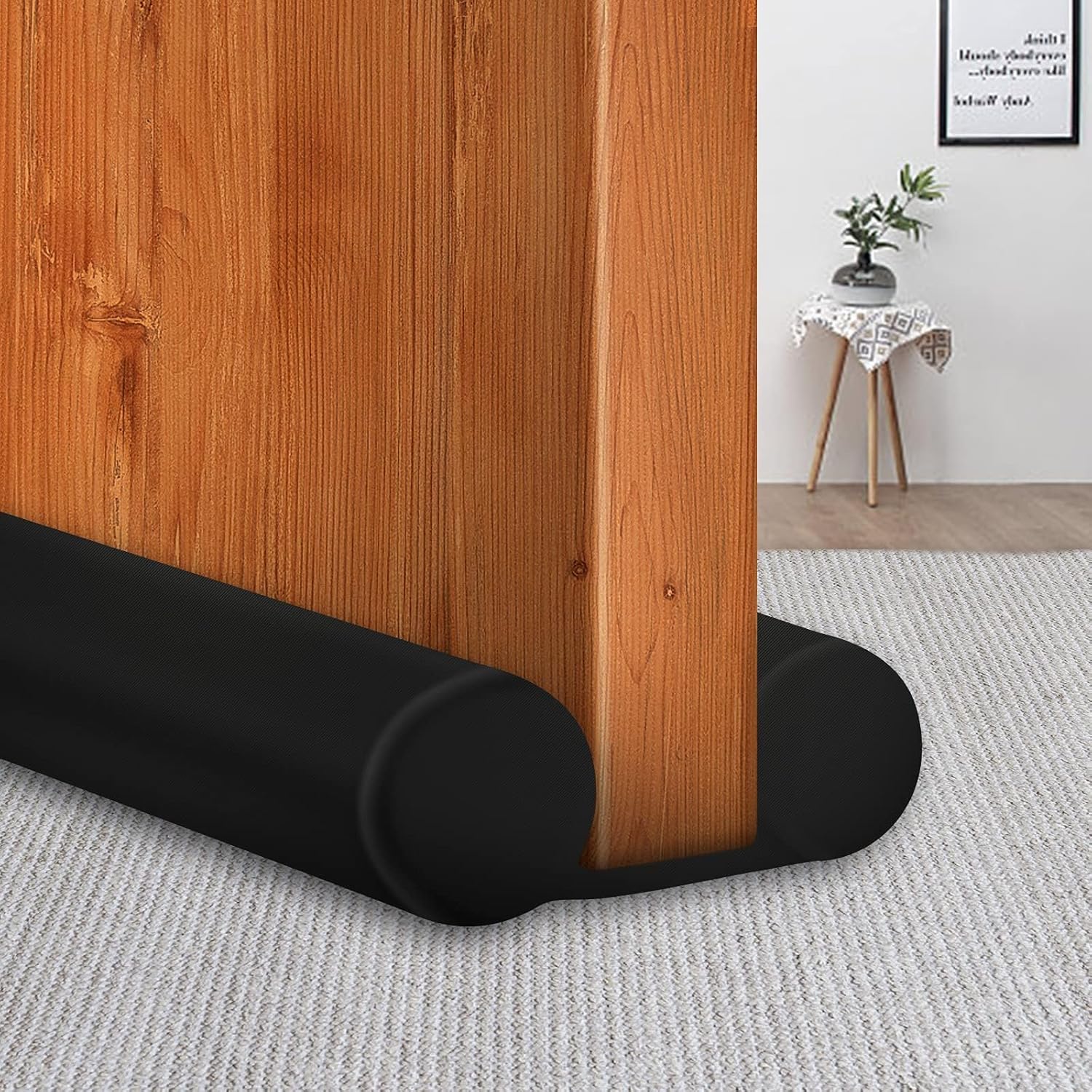 MAXTID Door Draft Stopper Large 34 Inch Black
