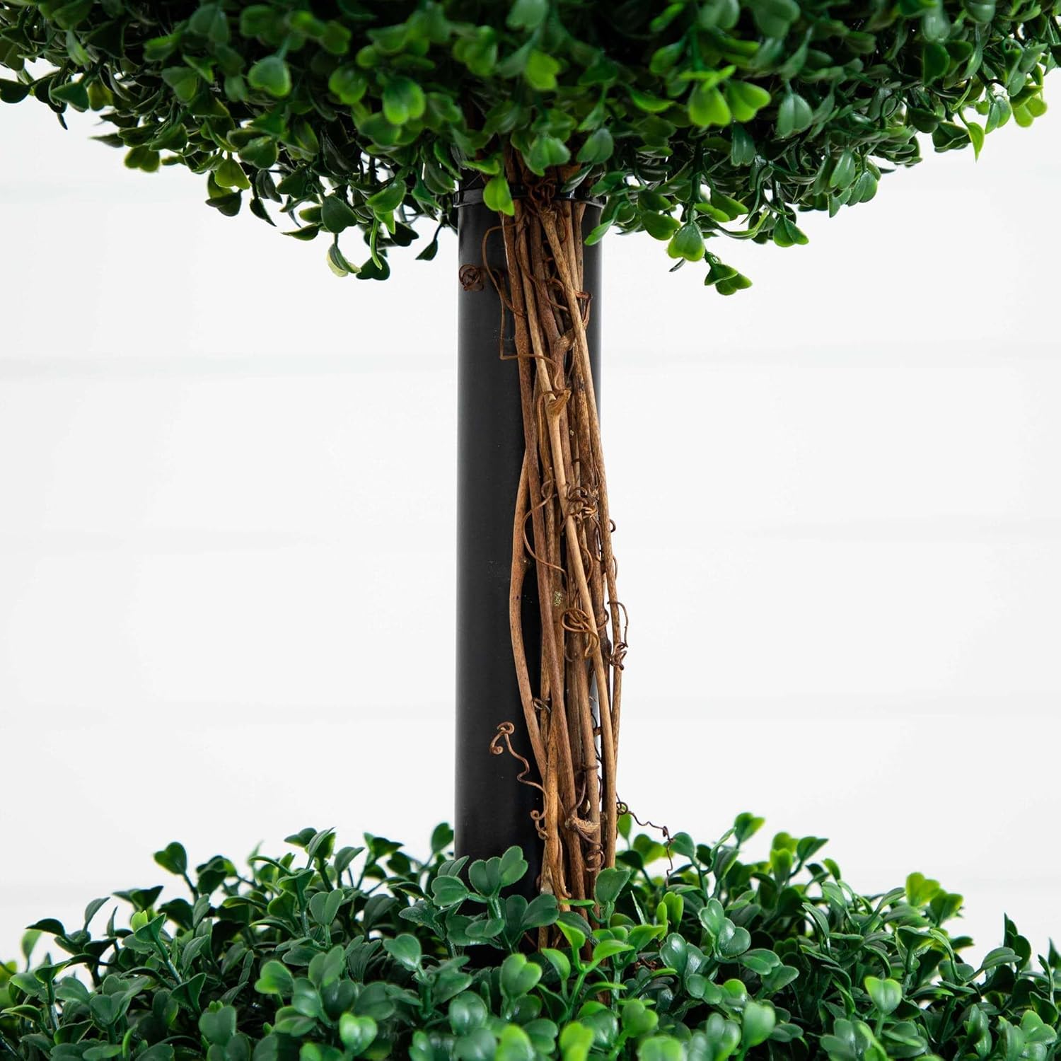 Nearly Natural 6ft Artificial Triple Ball Boxwood Topiary Tree