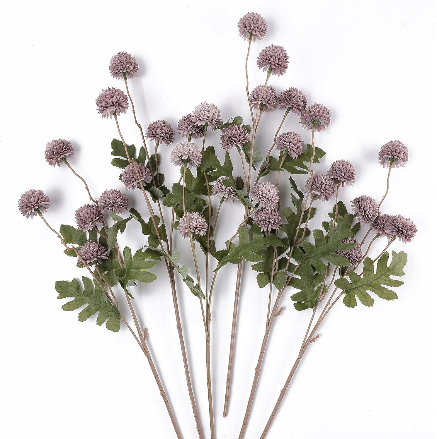Mizii 6Pcs Artificial Chrysanthemums with Stems