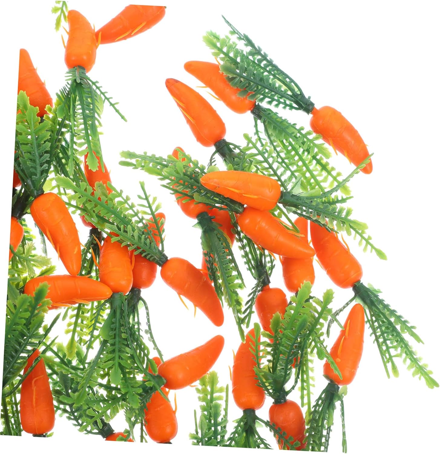 Garneck 180pcs Realistic Carrots Kitchen Decorations