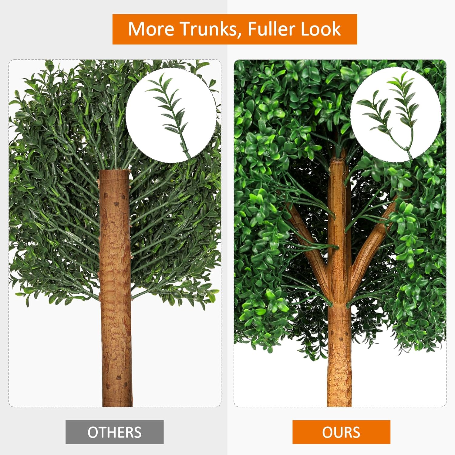 26 Inch Artificial Topiary Trees Set of 2
