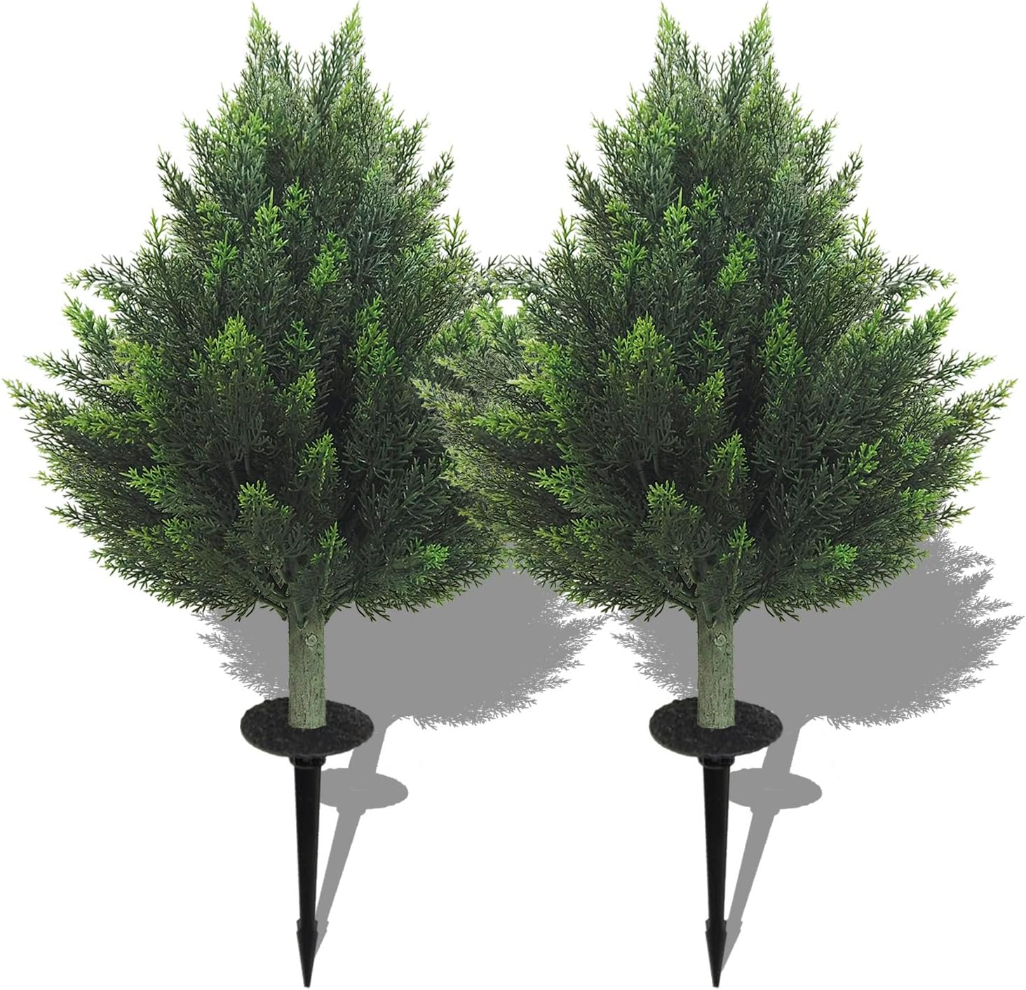 Rs Ceder Artificial Topiary Cedar Tree 32 Inch 2 Pack