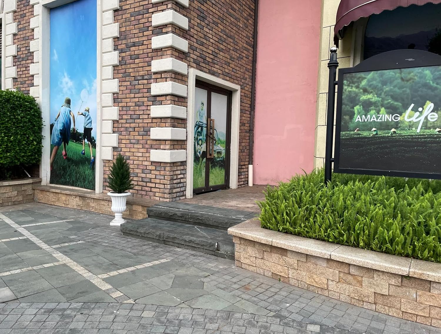 3ft Artificial Cypress Topiary Plant with UV Protection
