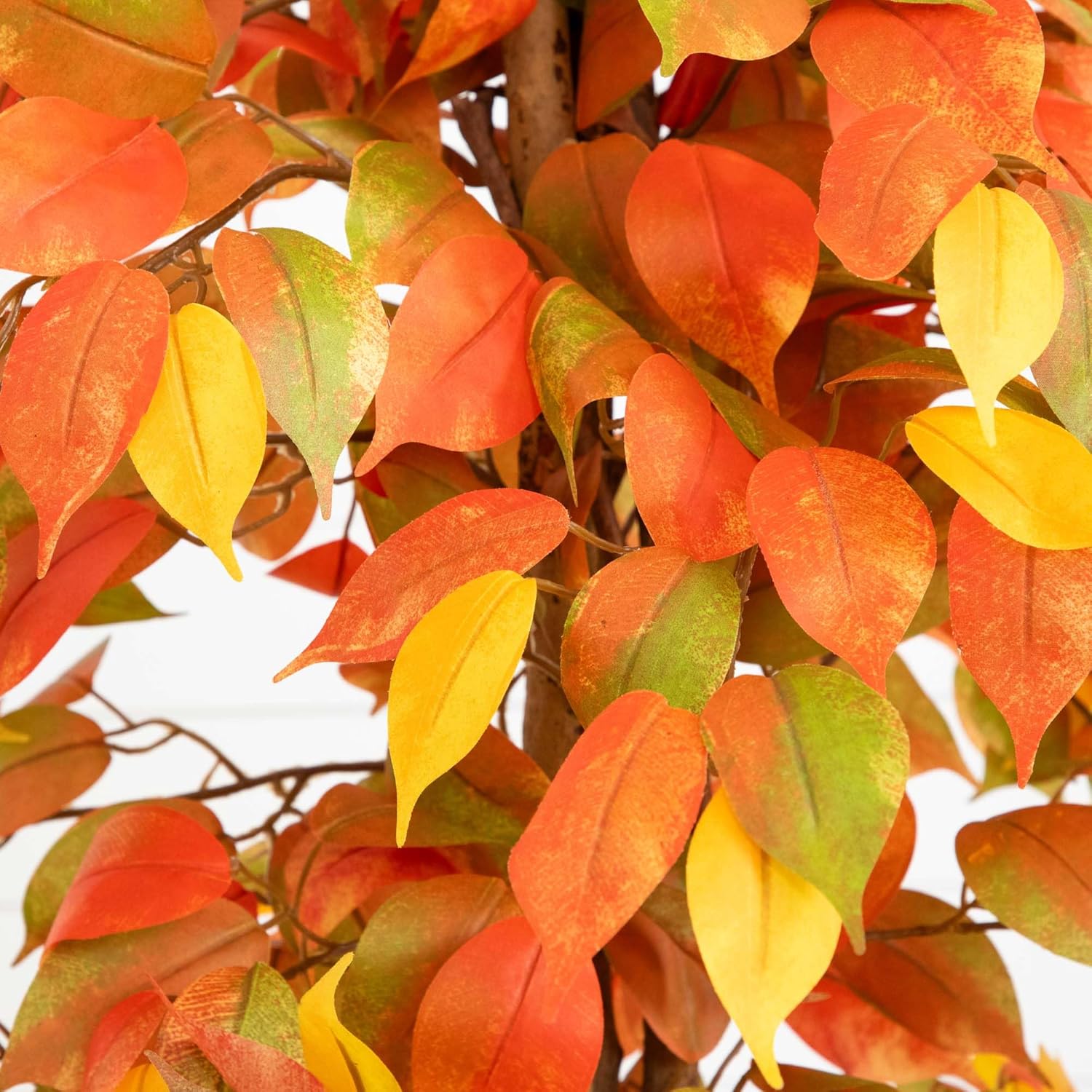 Nearly Natural 3ft Autumn Ficus Artificial Tree