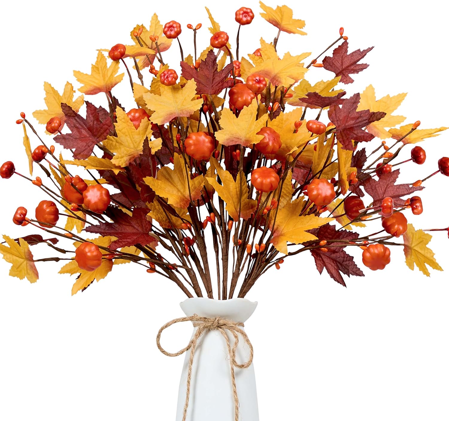 WSTPUPU Artificial Fall Stems 10PCS 17Inch Autumn Berry Decor