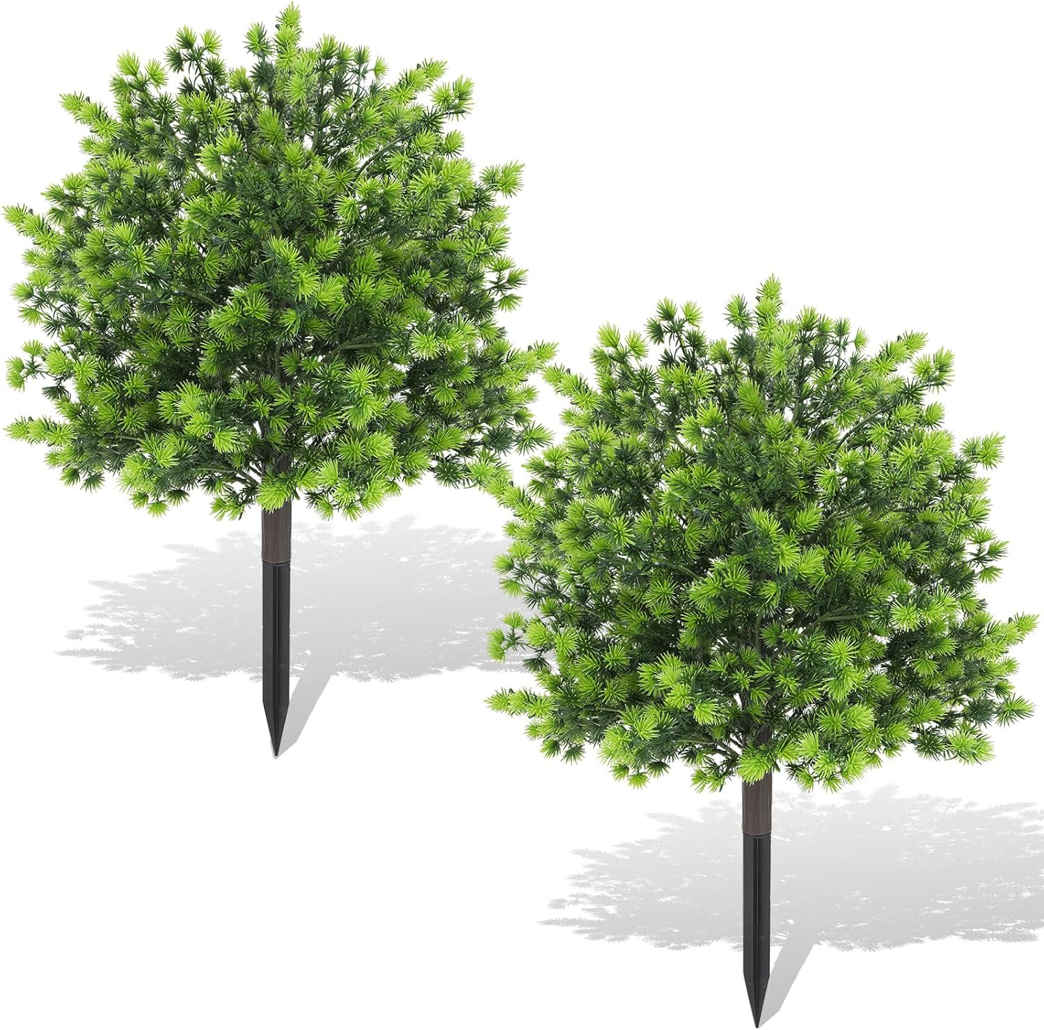 Artificial Boxwood Topiary Balls with Ground Spikes