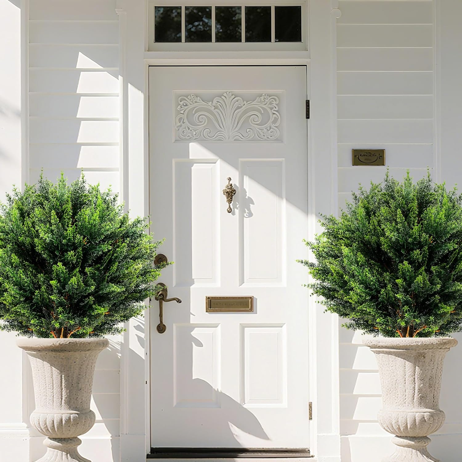 Bietrun Artificial Cypress Topiary 2 Pack