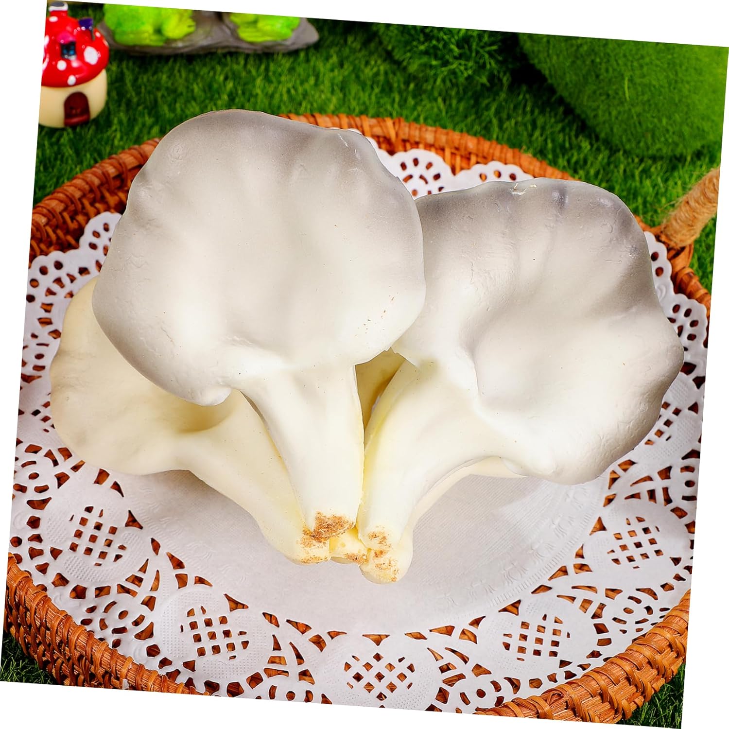 IMIKEYA Artificial Straw Mushroom Decor Model for Home DIY