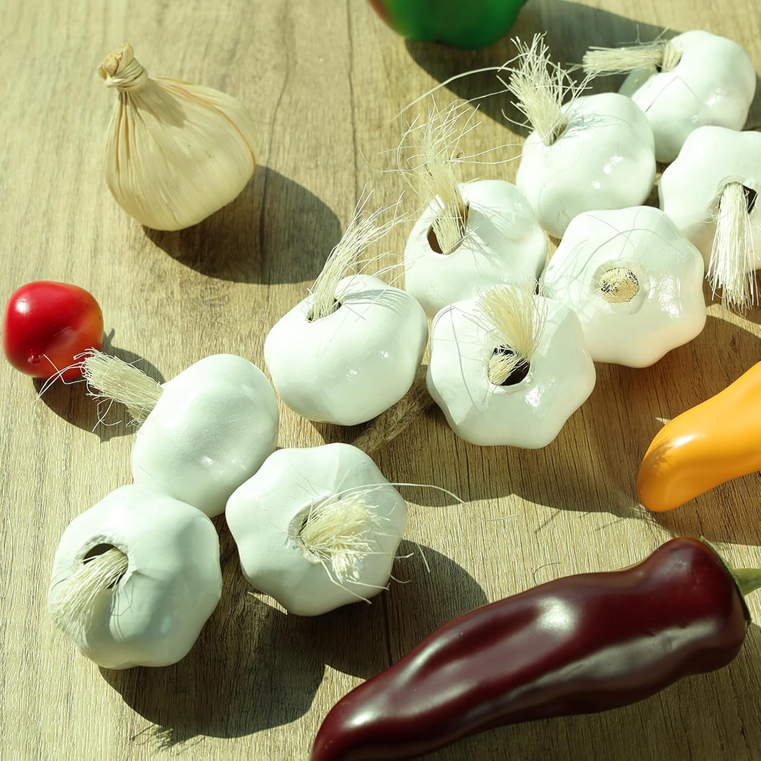 Gresorth Artificial Garlic Hanging Decor String