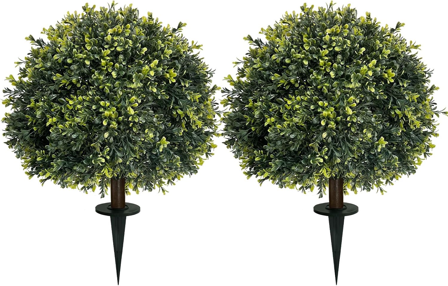 ICX 2 Pack 24 Inch Artificial Boxwood Topiary Balls
