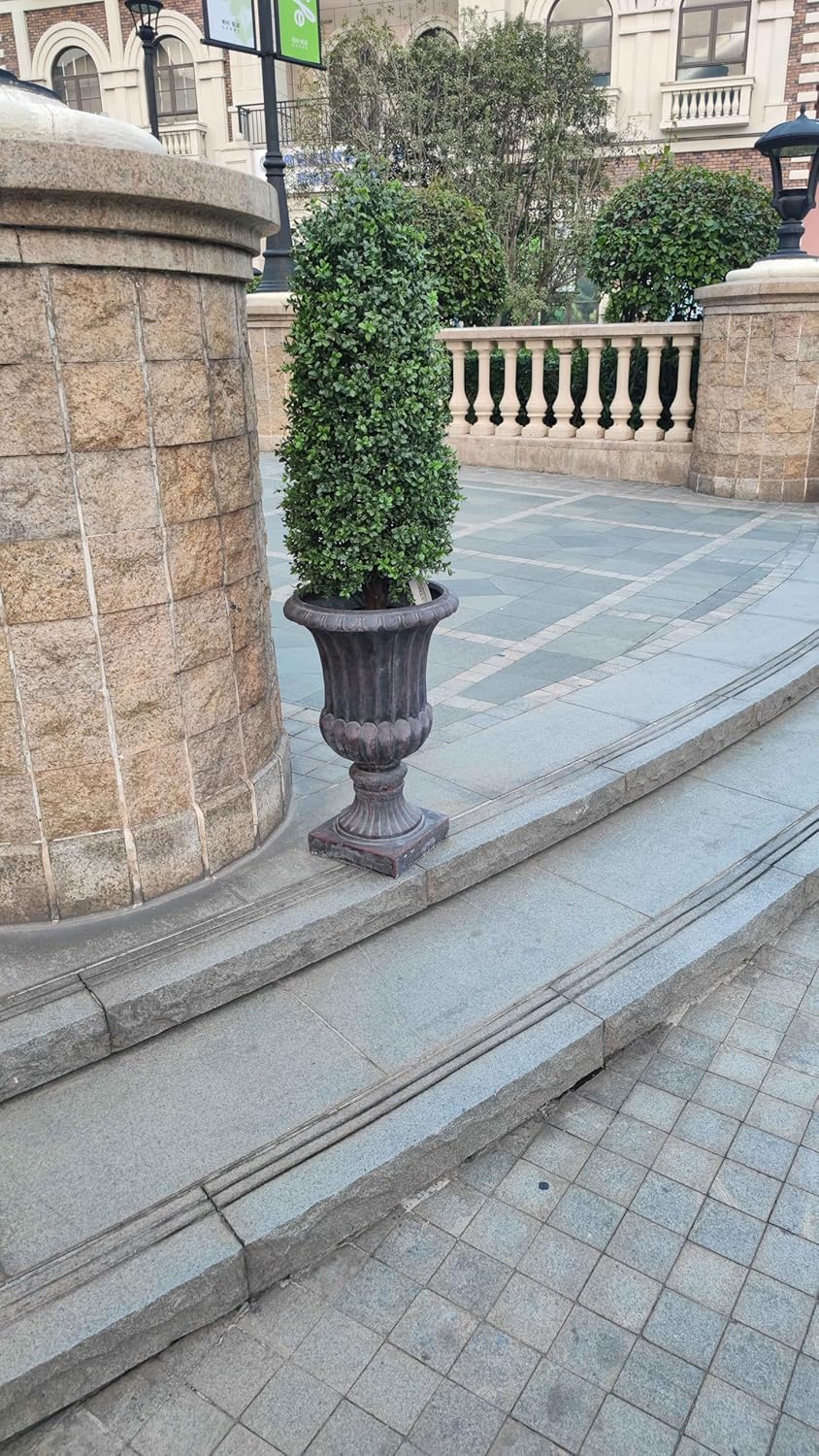 38in Artificial Boxwood Topiary Trees 2Pack