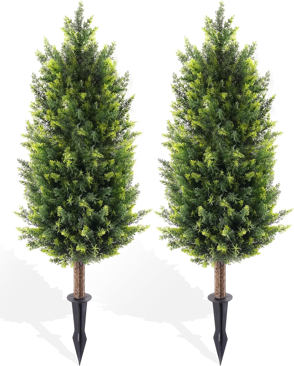 Fonyick Artificial Cypress Topiary Tree Set of 2