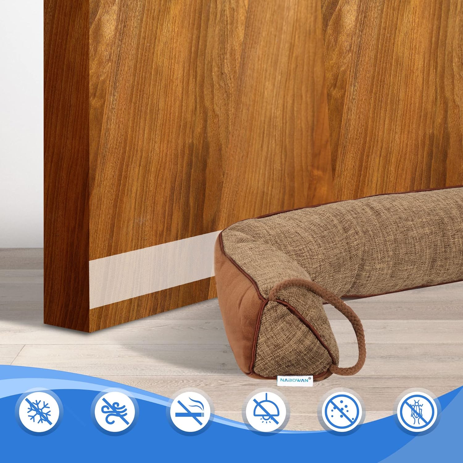 Nabowan 32 Inch Weighted Draft Stopper Door Blocker