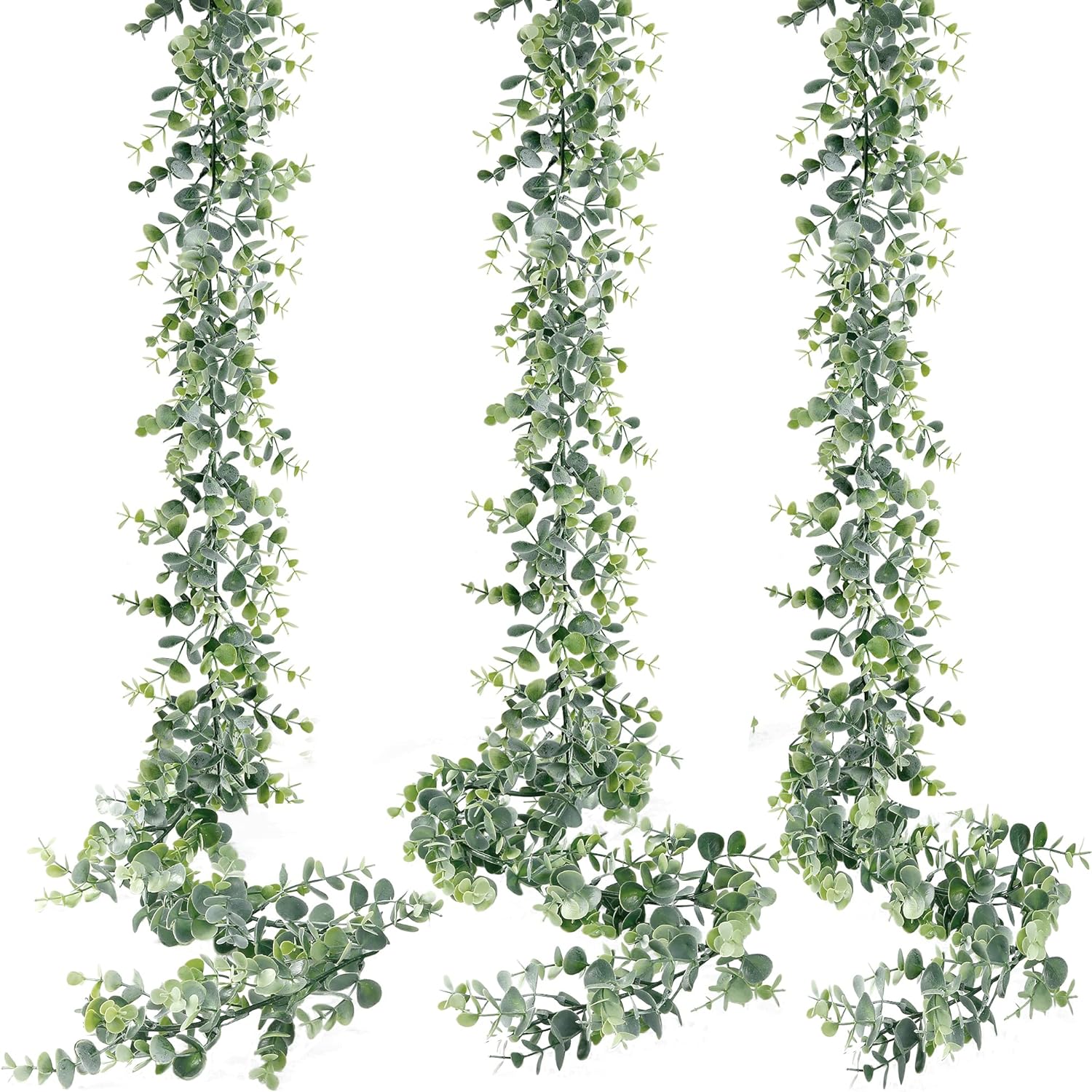 Sggvecsy Artificial Eucalyptus Garland 3 Pack