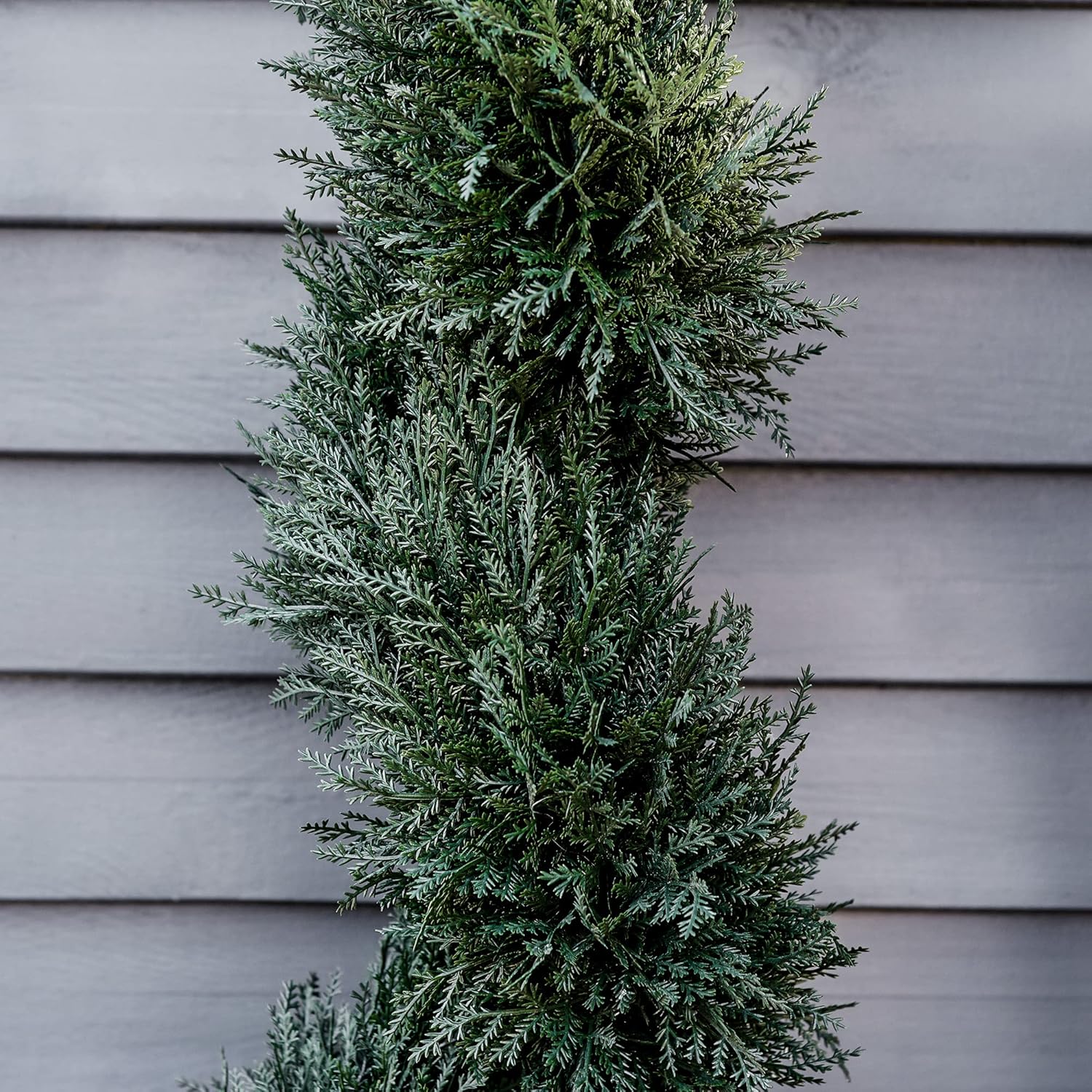 Outsunny 3FT Artificial Cedar Tree Spiral Topiary Faux Plant