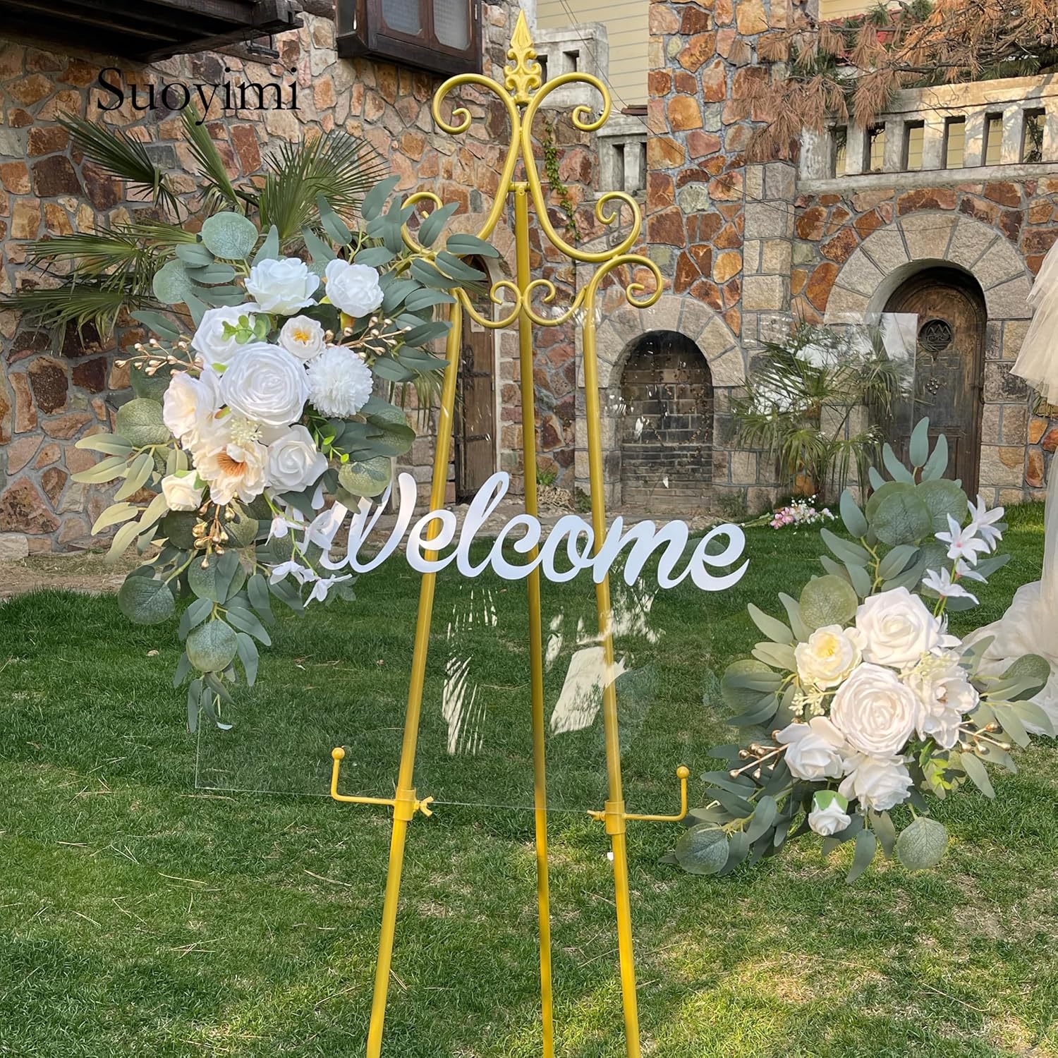 Faux Flower Swag Set of 2 for Wedding Decor