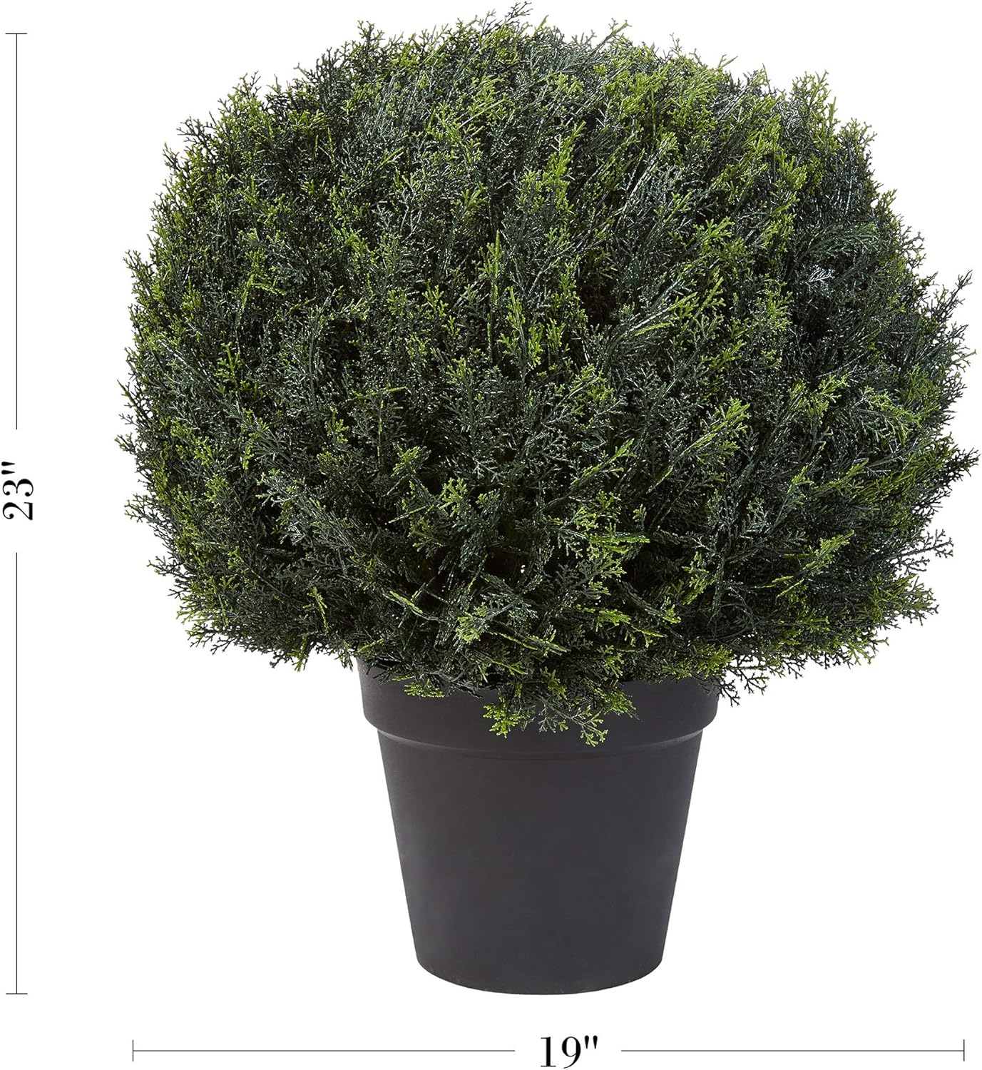Artificial Cypress Topiary 23 Incher Ball Style