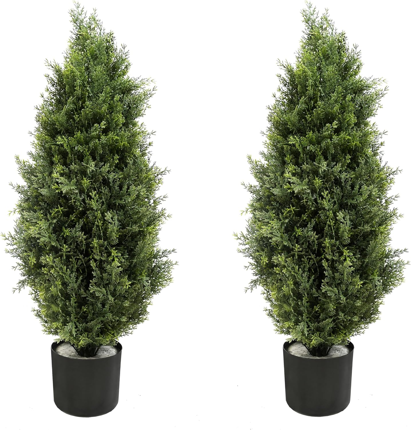 VARD HOME Artificial Topiary Cedar Trees 3ft 2pk