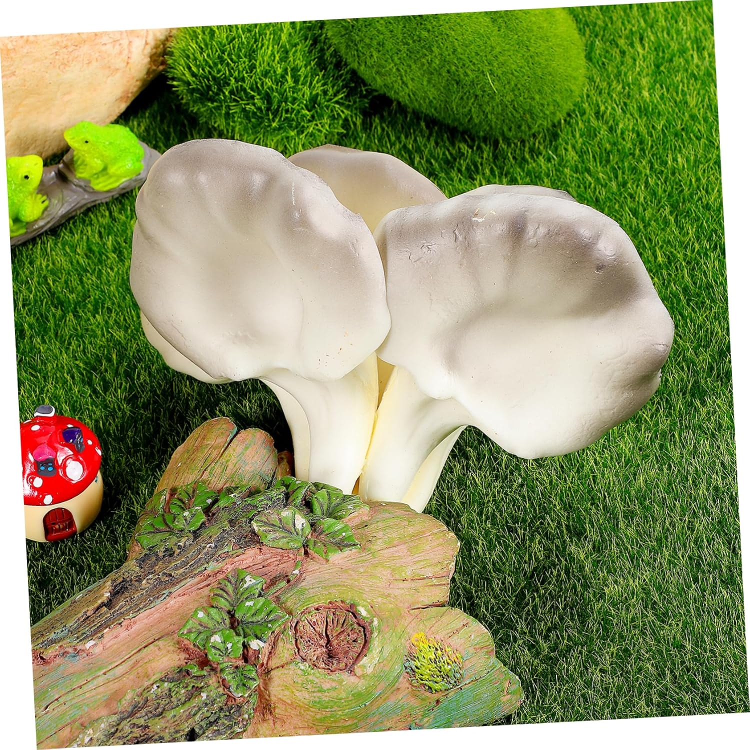 Artificial Oyster Mushroom Decor for Garden Birthday Wedding